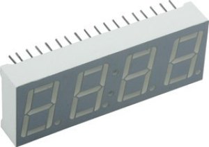 CA56-11EWA, Дисплей: LED: 7-сегментный: 14мм: 0,56": II.зн: 4: красный: анод CA56-11EWA, Дисплей: LED: 7-сегментный: 14мм: 0,56": II.зн: 4: красный: анод