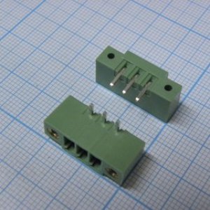 15EDGRM-3.5- 03P-14-00A(H), (15EDGRM-3.5- 03P-14-00ZH), Разъемный клеммный блок на плату, 3 контакта 15EDGRM-3.5- 03P-14-00A(H), (15EDGRM-3.5- 03P-14-00ZH), Разъемный клеммный блок на плату, 3 контакта