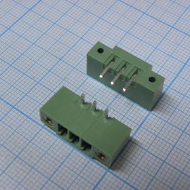 15EDGRM-3.5- 03P-14-00A(H), (15EDGRM-3.5- 03P-14-00ZH), Разъемный клеммный блок на плату, 3 контакта