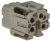 T2111063201-007, HEAVY DUTY INSERT, RCPT, 6POS, 12AWG