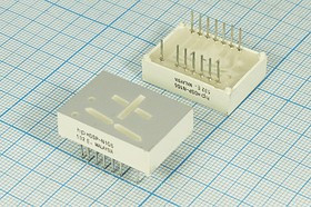 Светодиодный дисплей красный, высота знака 18.9мм, сила света 3500мкд, HDSP-N106; №7007 R СД дисплей+1 \18,9\кр\\ 3500\HDSP-N106