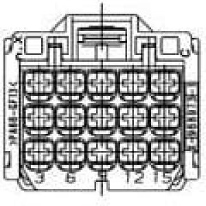 8-968973-1, MCP2.8 GEH 15P 8-968973-1, MCP2.8 GEH 15P