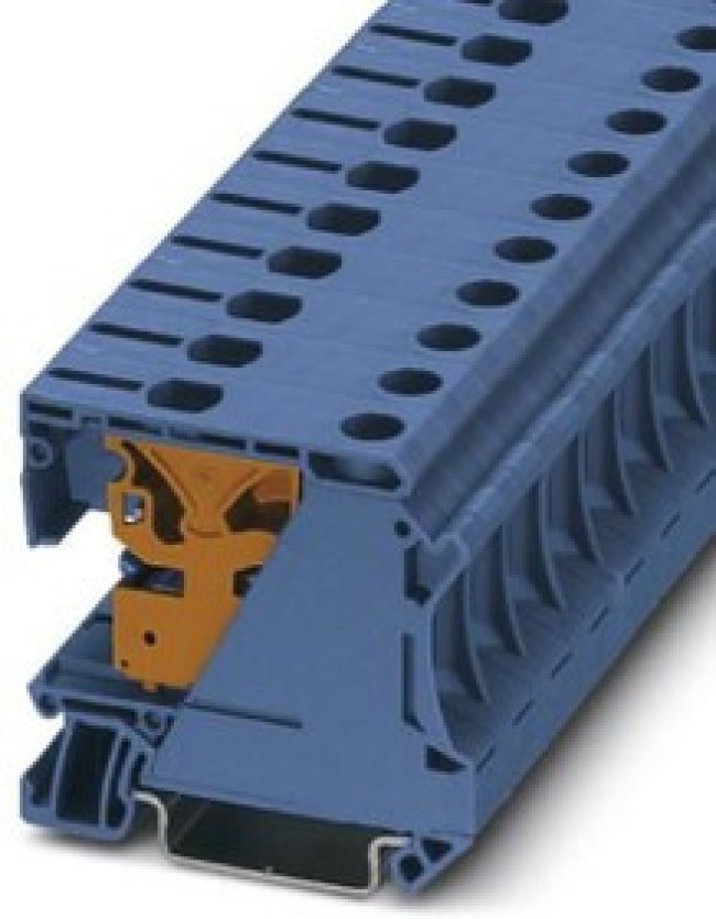 3245053, UTN 16 Series Blue Disconnect Terminal Block, 6 25mm², Single-Level, Screw Termination 3245053, UTN 16 Series Blue Disconnect Terminal Block, 6 25mm², Single-Level, Screw Termination