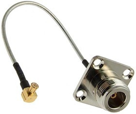 N-KF-15CM-MCX-JW, Разъём высокочастотный , крепление под 4 винта