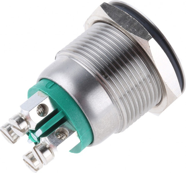 MPI002/TE/GN/6, Pushbutton Switches Stainles Steel Vandl Resistant Switch