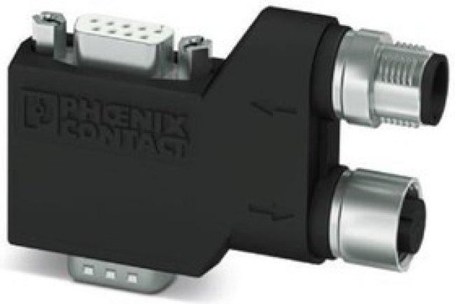 2902317, D-Sub Adapters &amp; Gender Changers SUBCON-PLUS-PROFIB/ 90/PG/M12