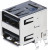 2410 05, USB STACKED SOCKET, 2.0 TYP A, 4 X 2 POS