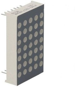 FYM-12571BUHR-21, Дисплей: LED, матрица, 5x7, красный, 30-60мкд, анод, 22,8x39,1х8мм