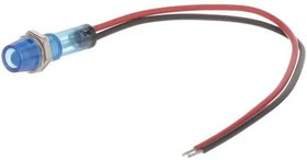 677-3435-334F, LED Panel Mount Indicators 7mm HB/B PMI-12VDC With O Ring