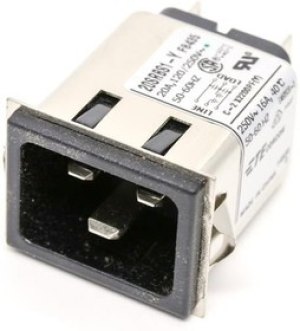 20SRBS1-Y, AC Power Entry Modules 20A, Snap-In Spade TML, W