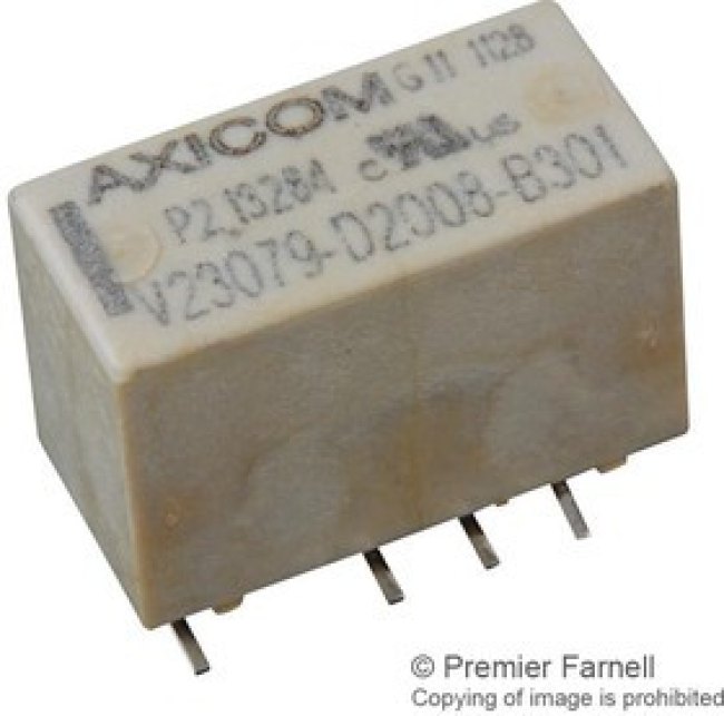 4-1393789-7, Signal Relay 3VDC 2A DPDT(14.6x9.4x9.9)mm SMD Automotive Medical