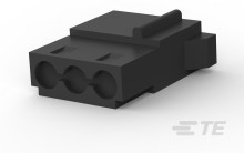 1-480303-9, Conn Housing PL 3 POS 5.08mm Crimp ST Cable Mount Black Package