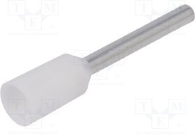 TUL-RI-00510, Втулочный, изолированный, медь, Изоляция полиамид, 0,5мм2, 10мм TUL-RI-00510, Втулочный, изолированный, медь, Изоляция полиамид, 0,5мм2, 10мм