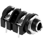 ACJM-MH, Телефонный аудио разъем, Mono, 6.35mm, 2 контакт(-ов), Гнездо, Монтаж в Панель ACJM-MH, Телефонный аудио разъем, Mono, 6.35mm, 2 контакт(-ов), Гнездо, Монтаж в Панель