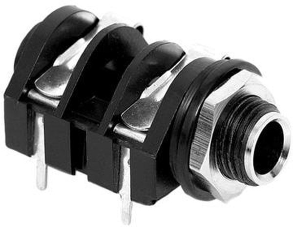 ACJM-MH, Телефонный аудио разъем, Mono, 6.35mm, 2 контакт(-ов), Гнездо, Монтаж в Панель ACJM-MH, Телефонный аудио разъем, Mono, 6.35mm, 2 контакт(-ов), Гнездо, Монтаж в Панель