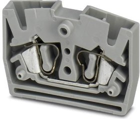 3244041, DIN Rail Terminal Blocks MSB 2.5-F GRAY W/FLANGE 3244041, DIN Rail Terminal Blocks MSB 2.5-F GRAY W/FLANGE