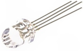 OSTAMC8131A, Светодиод, 8мм, трехцветный, RGB, 7000-8500мкд, 10000-12000мкд