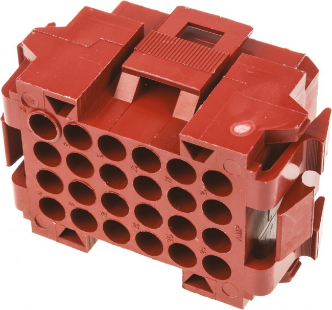 207304-1, Headers &amp; Wire Housings 24 POS SQ GRID -PLUG