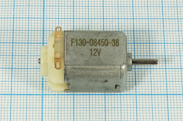 Двигатель постоянного тока 12В, 5800 об/мин; №3294 двиг 12В\0,032А\лев\5800\ 20x25m38\F130-08450-12V