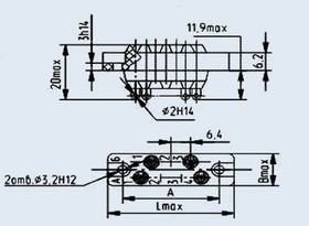 РП10-15 П-О розетка, Соединитель низкочастотный, прямоугольный, внутреннего монтажа, год 87 РП10-15 П-О розетка, Соединитель низкочастотный, прямоугольный, внутреннего монтажа, год 87