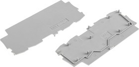 2002-1491, TOPJOB S, 2002 Series End and Intermediate Plate for Use with 2002 Series Terminal Blocks