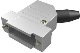 8655DMES2B13KLF, Корпус D Sub, DE, 45°, Корпус из Металла