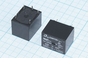 Реле 5В, SRD-S-105D, 7A,250V,28V; №7659 реле 5В\\SRD-S-105D\ 7A,250V,28V