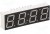 TDCR1050M, Дисплей: LED, 7-сегментный, 10мм, 0,39", II.зн: 4, красный, 4-6мкд