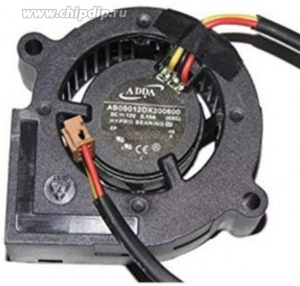 Вентилятор ADDA AB05012DX200600 DC 12v 0.15A 3pin 50x20 улитка