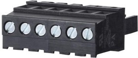 31214105, Съемная клеммная колодка, 5.08 мм, 5 вывод(-ов), 28AWG до 12AWG, 4 мм², Винт, 12 А