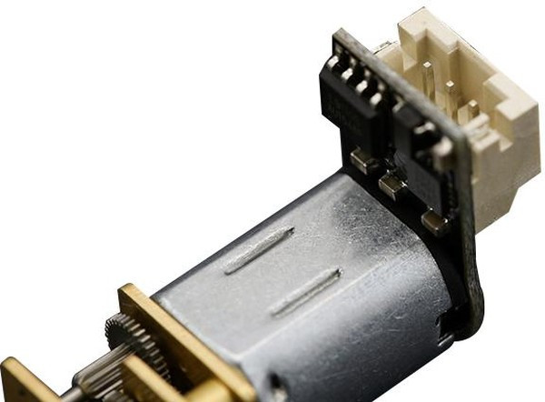 DFR0399, Двигатель DC, с редуктором,с контроллером, 3,5-8ВDC, 75 1, 40мА