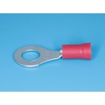 KLS8-01103-RV1.25-6 (VF1.25-6), Клемма тип "О" 6.4мм, изолированная, провод 0.25-1.5мм² (красная)