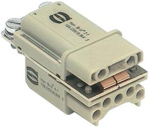 09140022641, Разъем: прямоугольный, модуль, "папа", Han Modular 70A, PIN: 2 09140022641, Разъем: прямоугольный, модуль, "папа", Han Modular 70A, PIN: 2