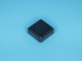 SWT-9S-BK, Колпачок квадратный для тактовой кнопки, черный