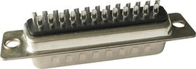 RND 205-00702, D-Sub Plug, Poles 25, Solder Cup / Solder Lug / Straight