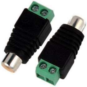 PL2162, Разъем RCA гнездо пластик на кабель, винт, Pro Legend