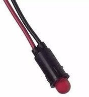 5110F1, LED Panel Mount Indicators RED DIFFUSED 5/32" MOUNTING HOLE