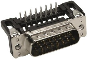 09652227801, Разъем D Sub, угловой, Standard, Штекер, 15 контакт(-ов), DA, Пайка