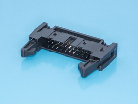 SCM-20, Разъем IDC 2х10 вилка на плату, шаг 2.54мм, с защелками SCM-20, Разъем IDC 2х10 вилка на плату, шаг 2.54мм, с защелками