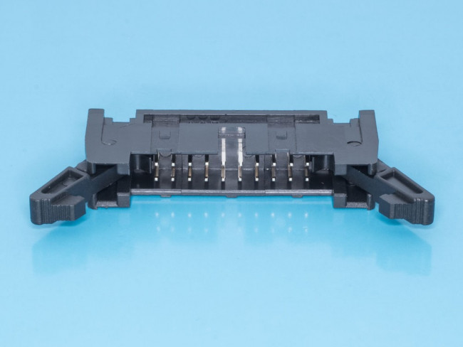 SCM-20, Разъем IDC 2х10 вилка на плату, шаг 2.54мм, с защелками SCM-20, Разъем IDC 2х10 вилка на плату, шаг 2.54мм, с защелками