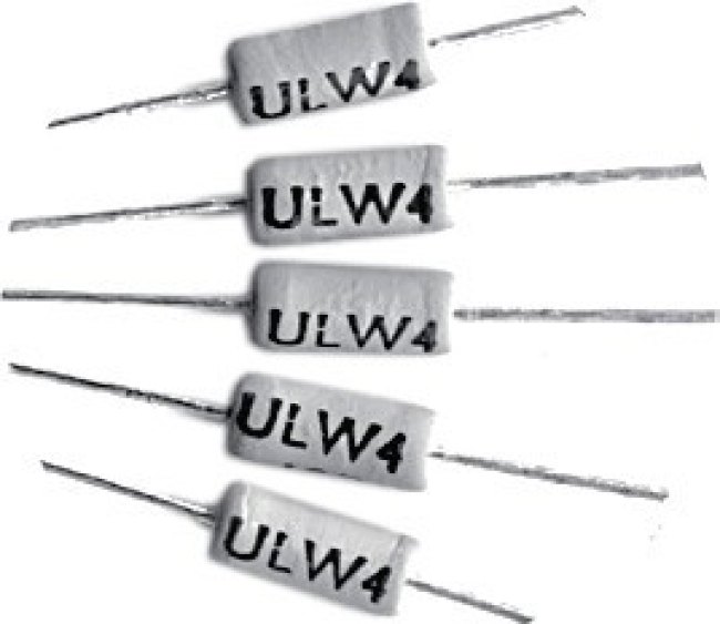ULW2-10RJA25, Wirewound Resistors - Through Hole 2W 10 Ohms 5% FUSIBLE ULW2-10RJA25, Wirewound Resistors - Through Hole 2W 10 Ohms 5% FUSIBLE