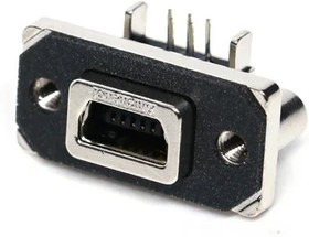 MUSBB151M1, USB Connectors Rugged USB-mini B R/A