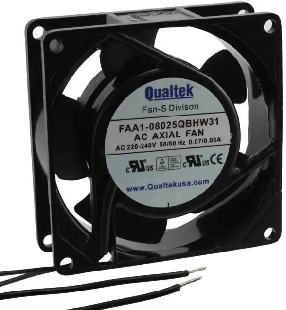 FAA1-08025NBMW31, AC Fans AC FAN 80x25mm Ball 115VAC WIRE