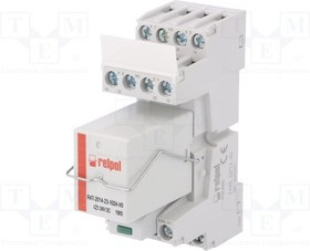 PIR4T024DCM41GV0, Реле интерфейсное, 4PDT, Uобмотки 24ВDC, 6А, 6A/250ВAC, 6A/24ВDC