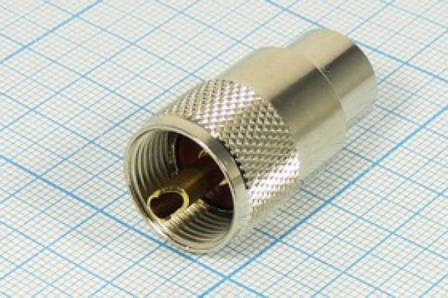 Разъем UHF вилка, RG8D, вкручиваемый Разъем UHF вилка, RG8D, вкручиваемый