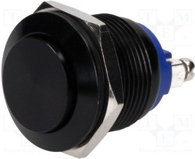 V19-10H-B, Переключатель: антивандальный, Пол: 2, SPST-NO, 2A/36ВDC, IP65