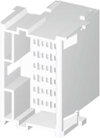 2-967630-1, 5mm 3x7P 7 3 5.5mm NO P=5mm Rectangular Connectors Housings