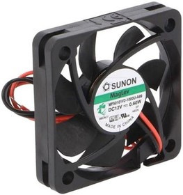 MF50101V2-1000U-A99, Вентилятор осевой, 12В DC, 50x50x10мм, подшипник Vapo, 18,7куб.м/ч, 25,6дБА