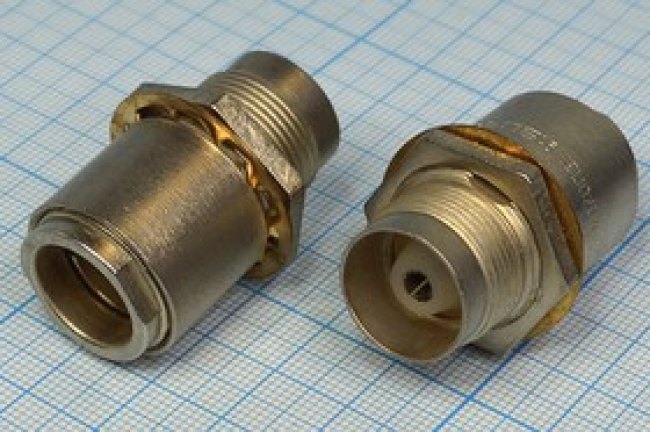 Высокочастотный разъём СР50-170ПВ, розетка приборно кабельная, сочленение резьбовое; 9385 СР50-170ПВ\приб/ каб\М18\[розетка]