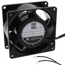 OA80AP-11-2WB, AC Fans Axial Fan, 80x80x38mm, 115VAC, 23CFM, 9W, 26.3dBA, 2375RPM, Ball, Wire, IP55 OA80AP-11-2WB, AC Fans Axial Fan, 80x80x38mm, 115VAC, 23CFM, 9W, 26.3dBA, 2375RPM, Ball, Wire, IP55